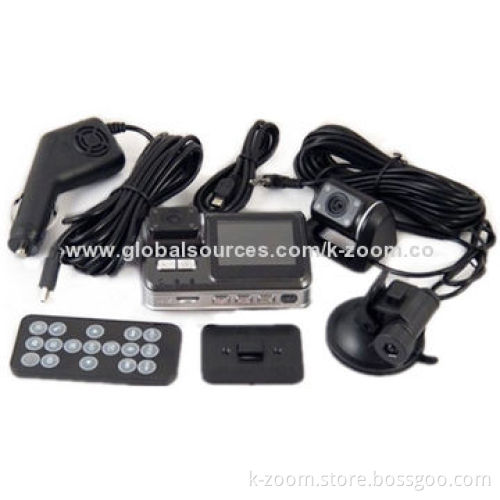 Car Black Box, 2 Channels, Maximum 1,920 x 1,080P/25fps Front